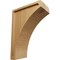 Ekena Millwork 3"W x 5 1/2"D x 8"H Medium Lawson Wood Corbel, Cherry CORW03X05X08LWCH - alternate 1